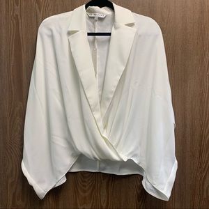 Trina Turk shore draped blouse